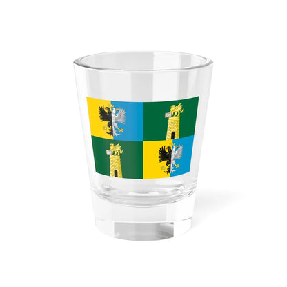 Flag of the Province of Rovigo (Italy) Shot Glass 1.5oz 1.5oz - Go Mug Yourself