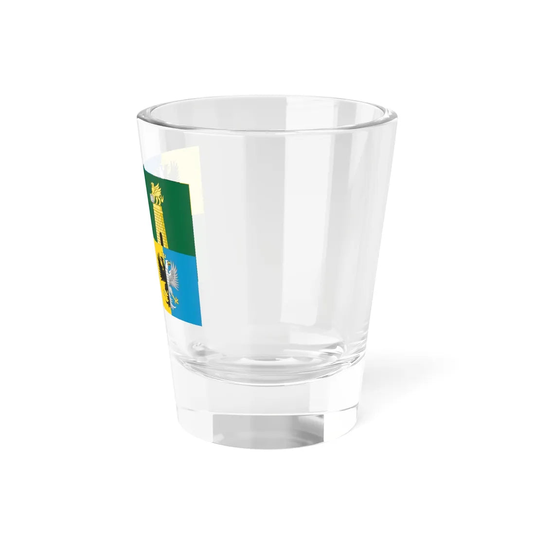 Flag of the Province of Rovigo (Italy) Shot Glass 1.5oz - Go Mug Yourself