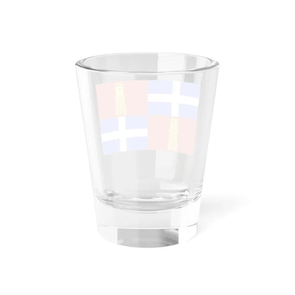 Flag of the province of Sassari (Italy) Shot Glass 1.5oz - Go Mug Yourself