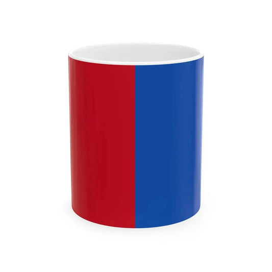 Flag of the Province of Taranto (Italy) White Coffee Mug 11oz - Go Mug Yourself