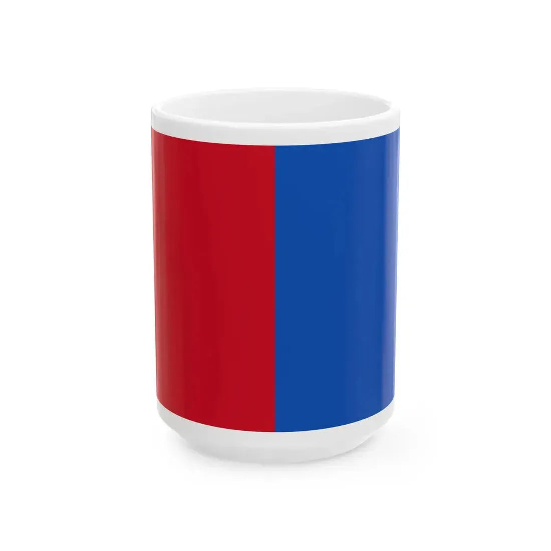 Flag of the Province of Taranto (Italy) White Coffee Mug 15oz - Go Mug Yourself