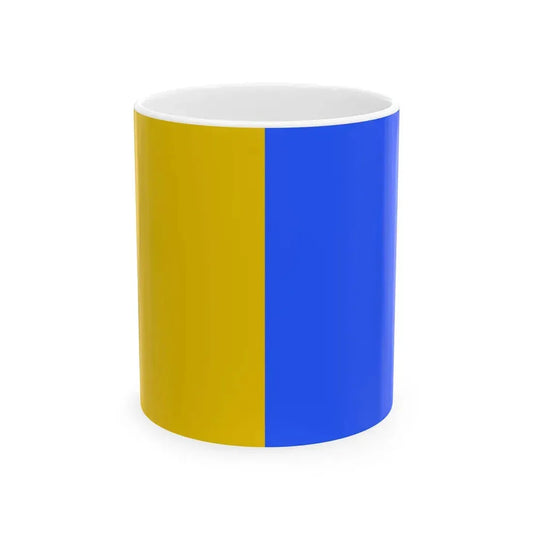 Flag of the province of Terni (Italy) White Coffee Mug 11oz - Go Mug Yourself