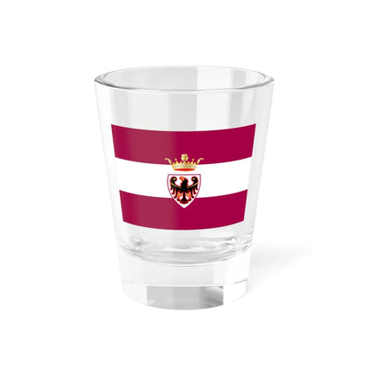 Flag of the Province of Trento (Italy) Shot Glass 1.5oz 1.5oz - Go Mug Yourself