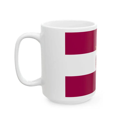 Flag of the Province of Trento (Italy) White Coffee Mug - Go Mug Yourself