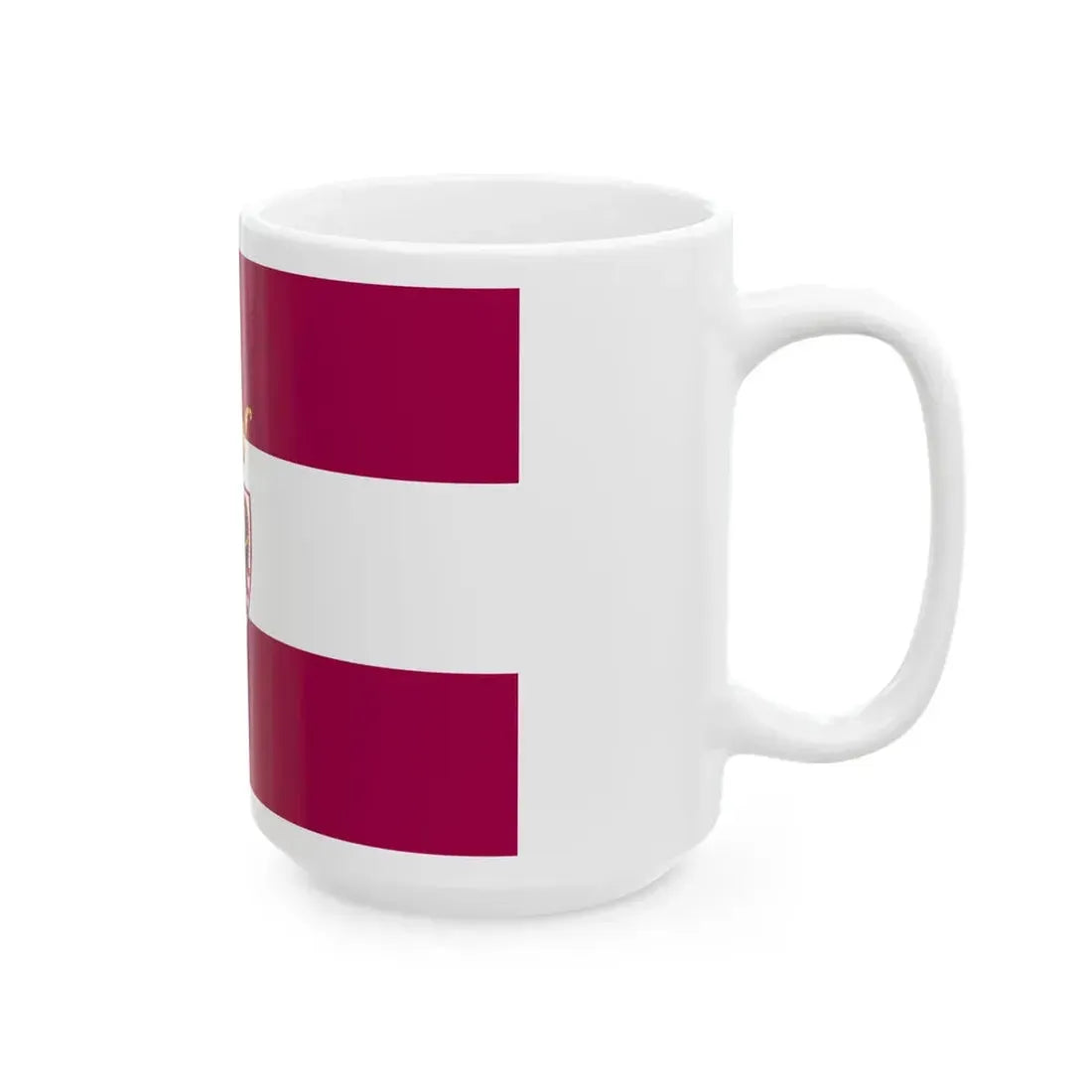 Flag of the Province of Trento (Italy) White Coffee Mug - Go Mug Yourself