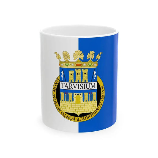 Flag of the Province of Treviso (Italy) White Coffee Mug 11oz - Go Mug Yourself