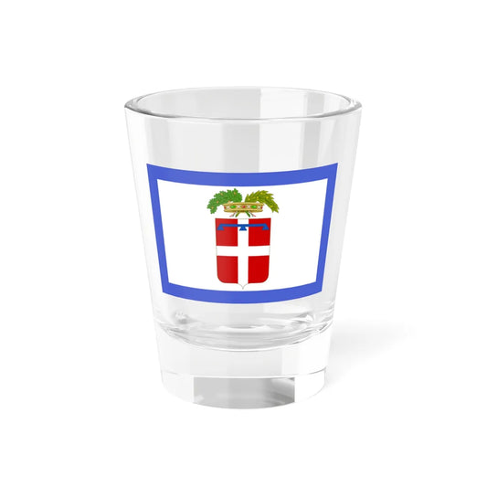Flag of the Province of Turin (Italy) Shot Glass 1.5oz 1.5oz - Go Mug Yourself