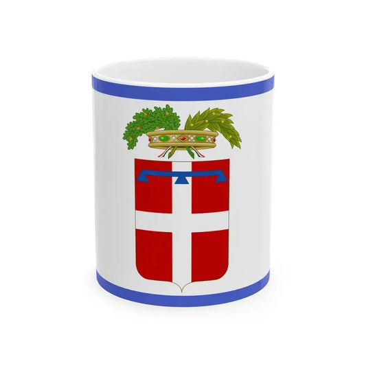 Flag of the Province of Turin (Italy) White Coffee Mug 11oz - Go Mug Yourself