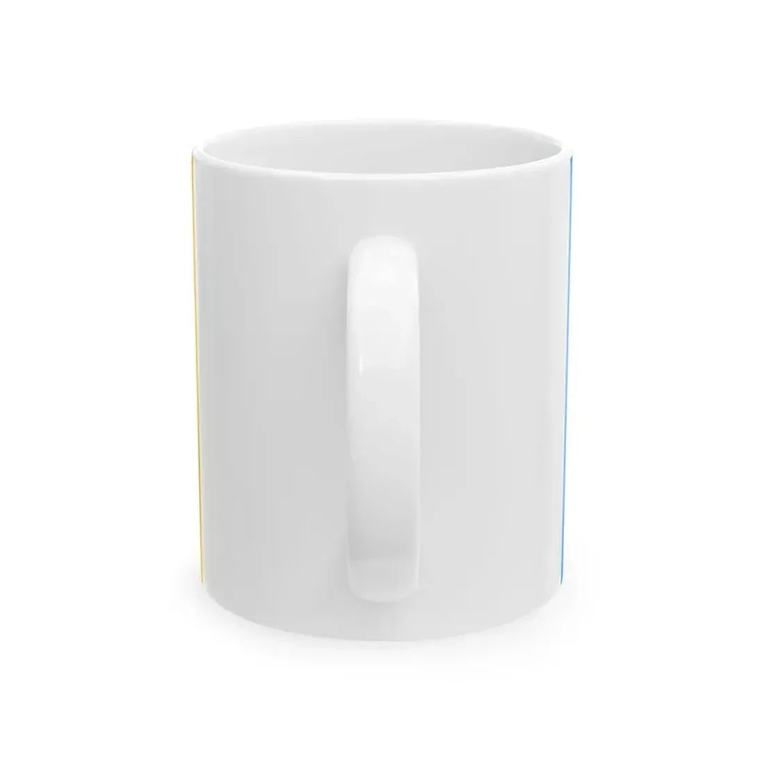 Flag of the province of Udine (Italy) White Coffee Mug - Go Mug Yourself