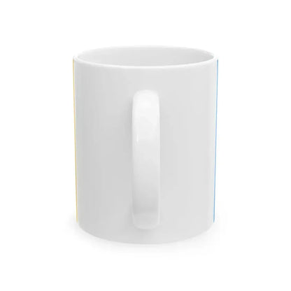 Flag of the province of Udine (Italy) White Coffee Mug - Go Mug Yourself