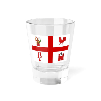 Flag of the Province of Varese (Italy) Shot Glass 1.5oz 1.5oz - Go Mug Yourself