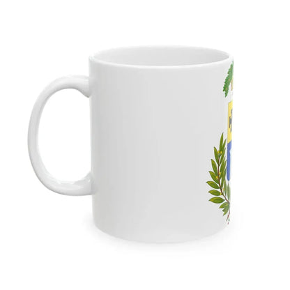 Flag of the Province of Vibo Valentia (Italy) White Coffee Mug - Go Mug Yourself