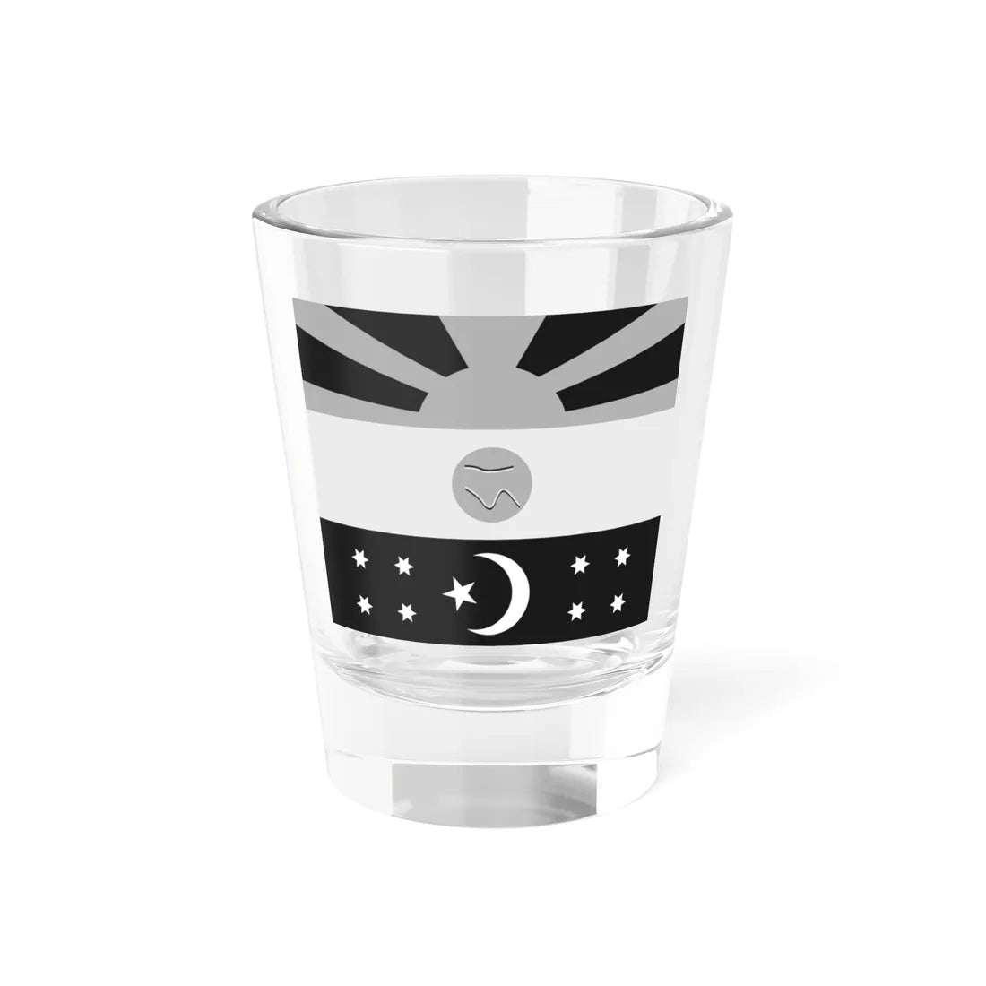 Flag of the Provisional Government of India (India) Shot Glass 1.5oz 1.5oz - Go Mug Yourself