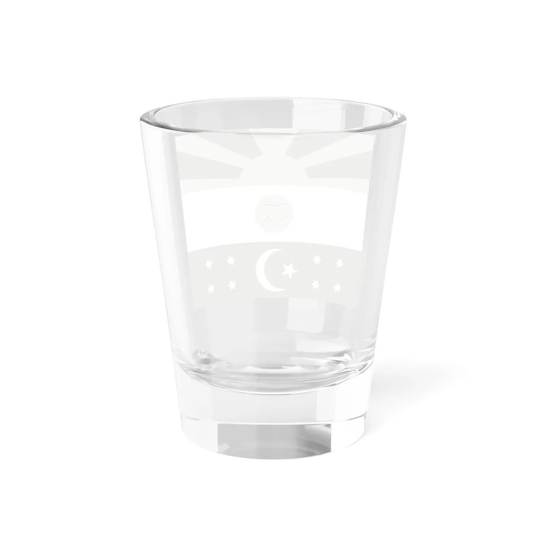Flag of the Provisional Government of India (India) Shot Glass 1.5oz - Go Mug Yourself