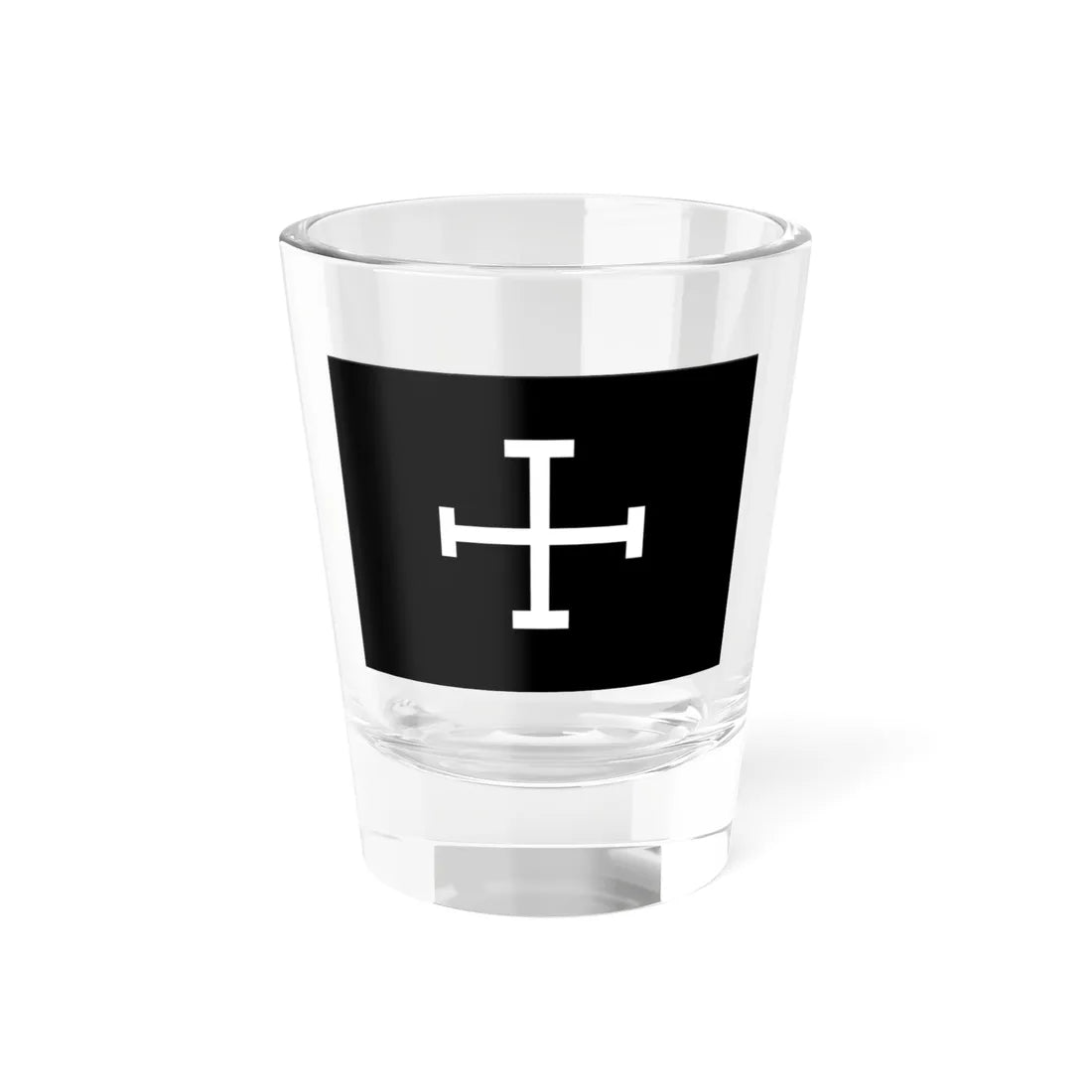 Flag of the Puerto Rican Nationalist Party (United States) Shot Glass 1.5oz 1.5oz - Go Mug Yourself