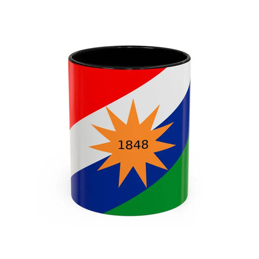 Flag of the Puntarenas Province Costa Rica - Accent Coffee Mug 11oz Black - Go Mug Yourself