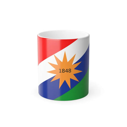 Flag of the Puntarenas Province Costa Rica - Color Changing Coffee Mug-11oz-Go Mug Yourself