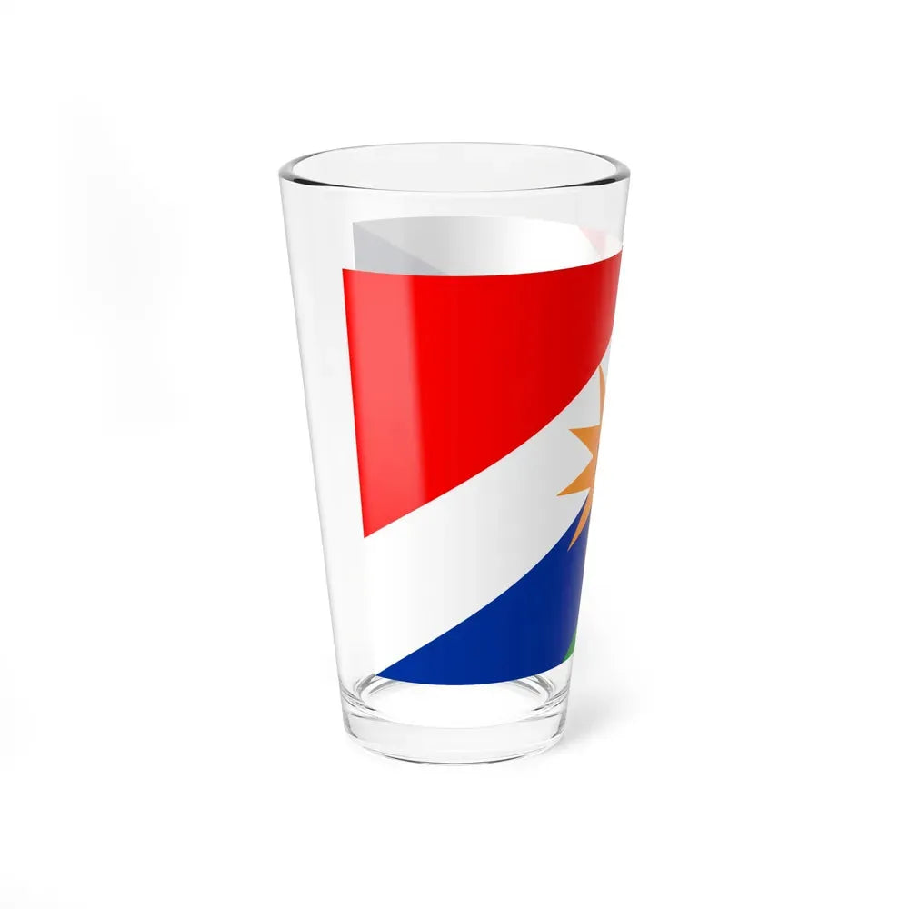 Flag of the Puntarenas Province Costa Rica - Pint Glass 16oz - Go Mug Yourself