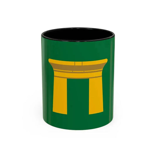 Flag of the Qena Governorate Egypt - Accent Coffee Mug 11oz Black - Go Mug Yourself