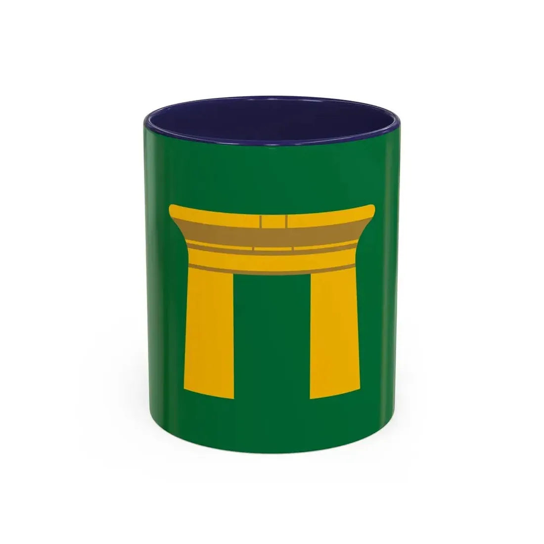 Flag of the Qena Governorate Egypt - Accent Coffee Mug 11oz Navy - Go Mug Yourself