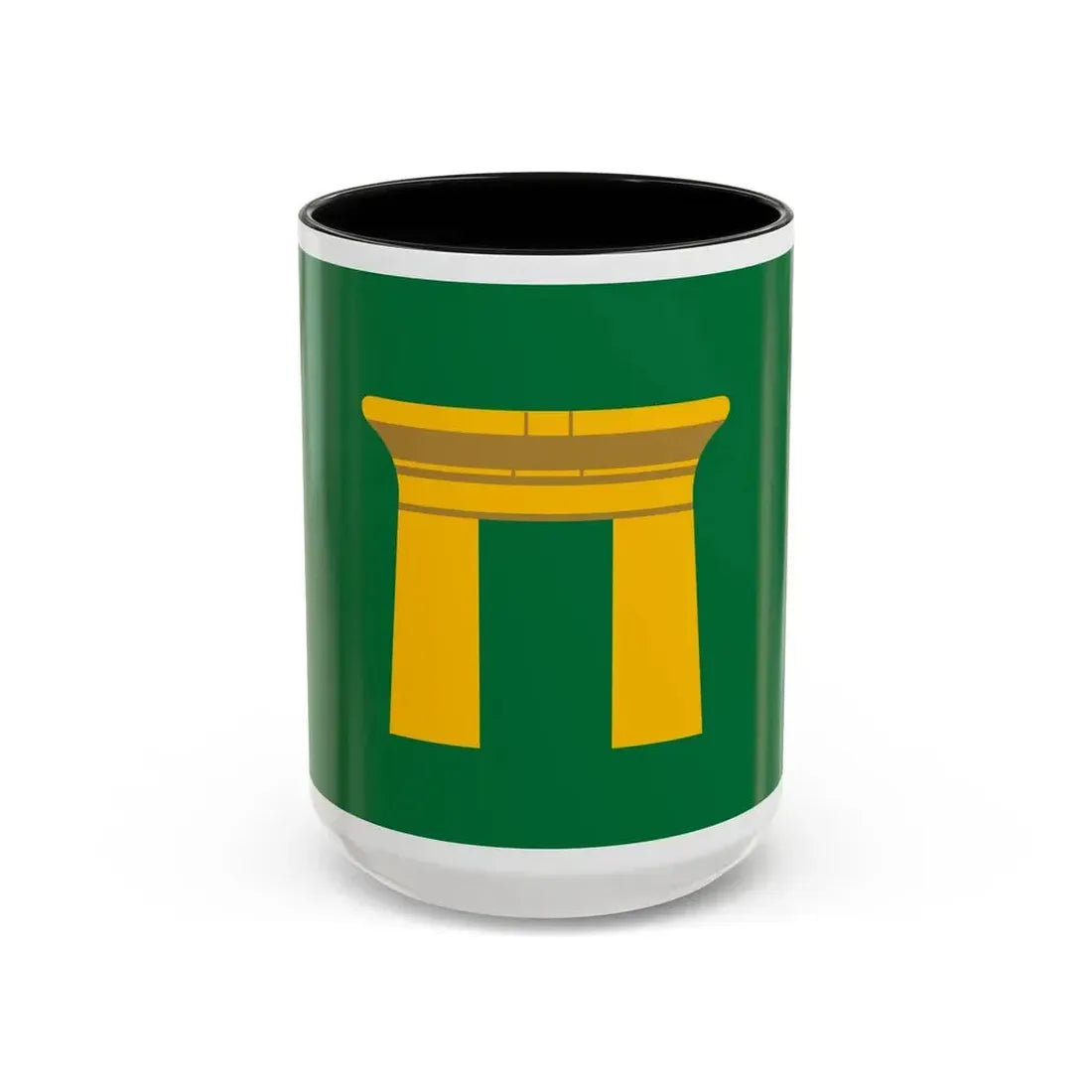 Flag of the Qena Governorate Egypt - Accent Coffee Mug 15oz Black - Go Mug Yourself