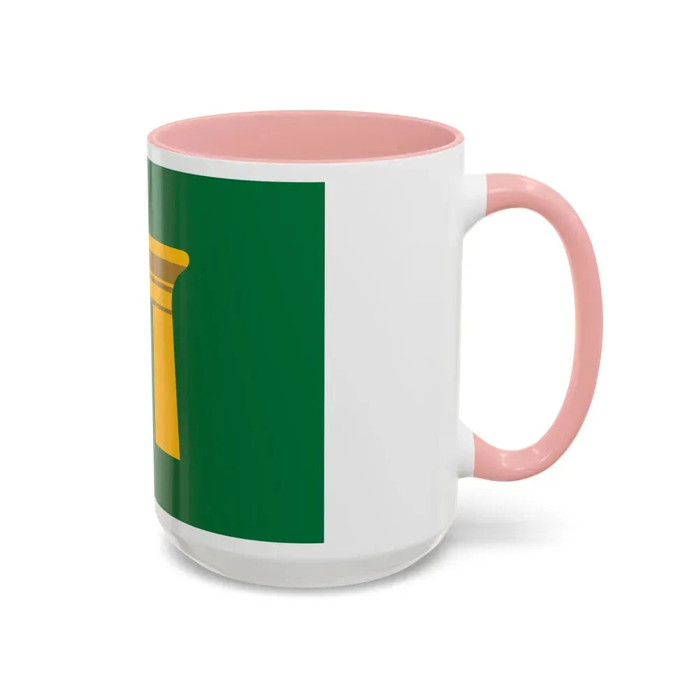 Flag of the Qena Governorate Egypt - Accent Coffee Mug - Go Mug Yourself