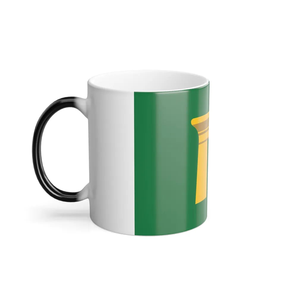 Flag of the Qena Governorate Egypt - Color Changing Coffee Mug-Go Mug Yourself