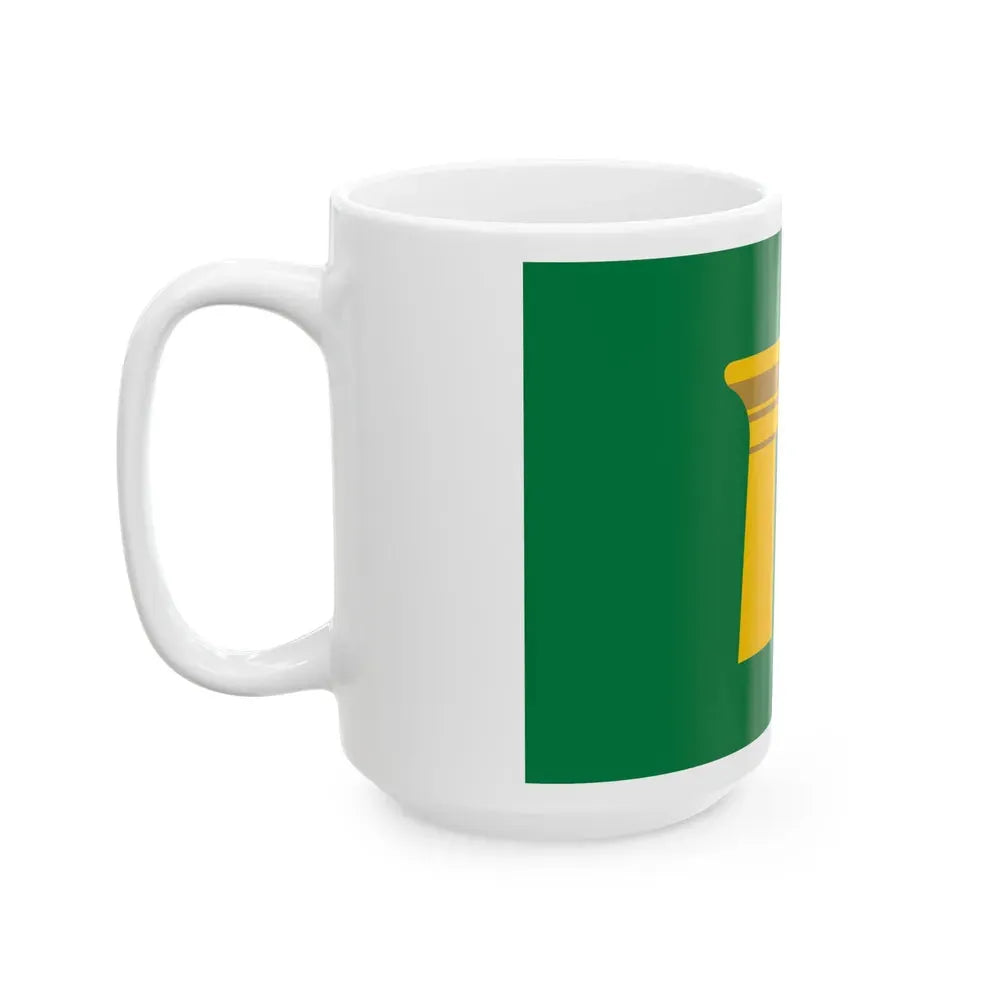 Flag of the Qena Governorate Egypt - White Coffee Mug - Go Mug Yourself