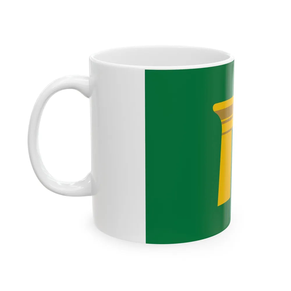 Flag of the Qena Governorate Egypt - White Coffee Mug-Go Mug Yourself