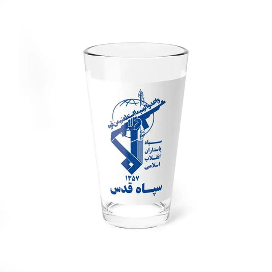 Flag of the Quds Force (Iran) Pint Glass 16oz 16oz - Go Mug Yourself