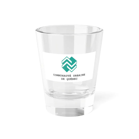 Flag of the Quebec Urban Community (Canada) Shot Glass 1.5oz 1.5oz - Go Mug Yourself