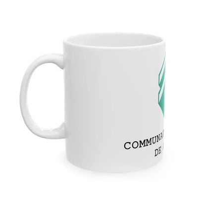Flag of the Quebec Urban Community (Canada) White Coffee Mug - Go Mug Yourself
