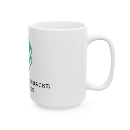 Flag of the Quebec Urban Community (Canada) White Coffee Mug - Go Mug Yourself