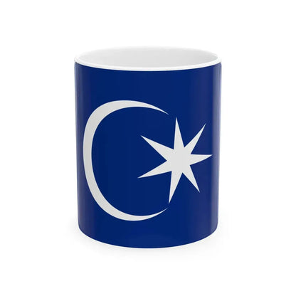 Flag of the Queen Consort of Johor (Malaysia) White Coffee Mug 11oz - Go Mug Yourself