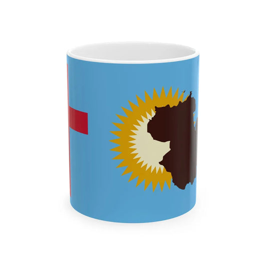 Flag of the Ra Sovereign Christian State (Fiji) White Coffee Mug 11oz - Go Mug Yourself