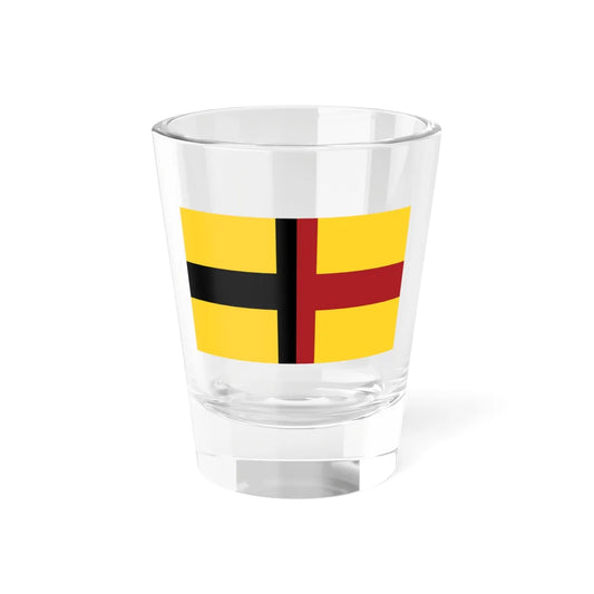 Flag of the Raj of Sarawak 1848 (Malaysia) Shot Glass 1.5oz 1.5oz - Go Mug Yourself