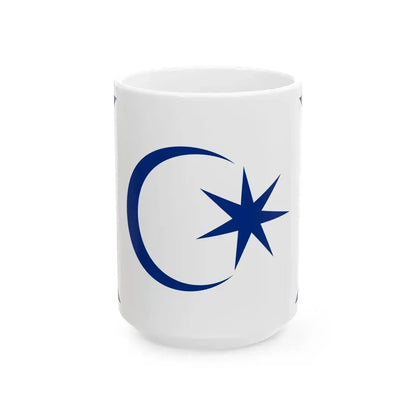 Flag of the Raja Muda of Johor (Malaysia) White Coffee Mug 15oz - Go Mug Yourself