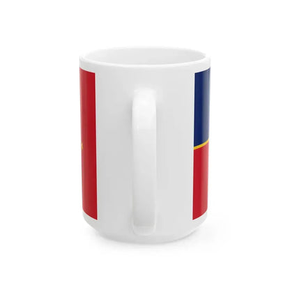 Flag of the RCMP  V Division (Canada) White Coffee Mug - Go Mug Yourself
