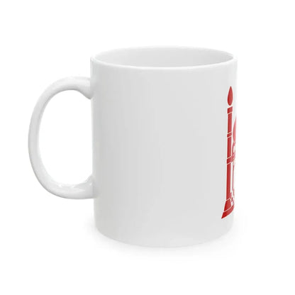 Flag of the Red Archway (Afghanistan) White Coffee Mug - Go Mug Yourself