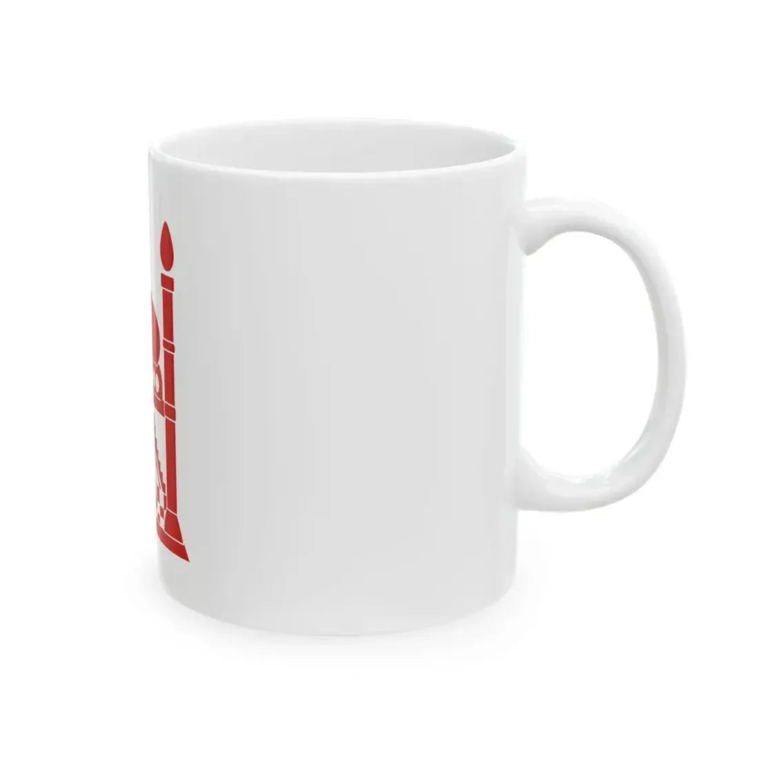 Flag of the Red Archway (Afghanistan) White Coffee Mug - Go Mug Yourself