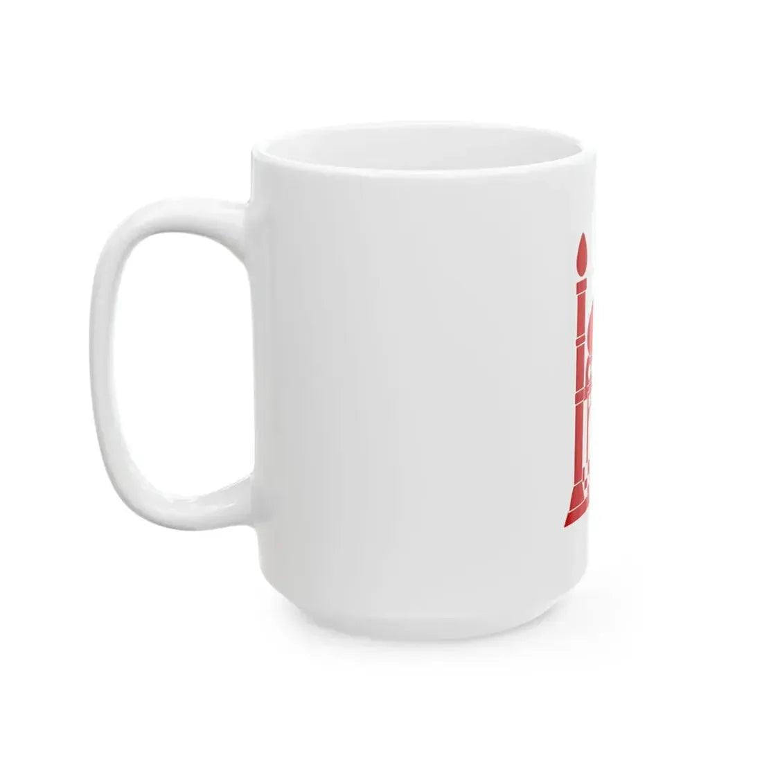 Flag of the Red Archway (Afghanistan) White Coffee Mug - Go Mug Yourself