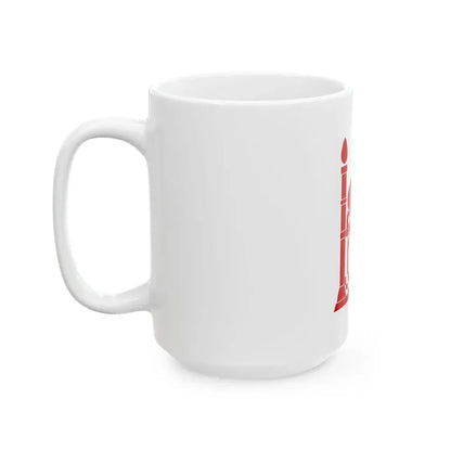 Flag of the Red Archway (Afghanistan) White Coffee Mug - Go Mug Yourself