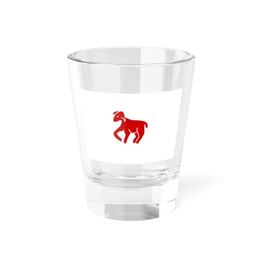 Flag of the Red Lamb (Congo) Shot Glass 1.5oz 1.5oz - Go Mug Yourself