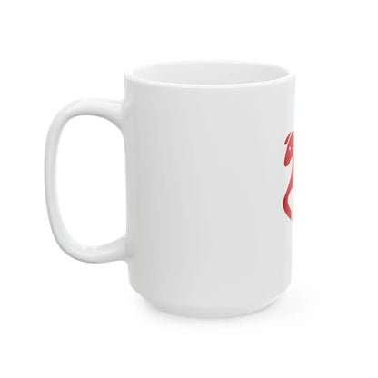 Flag of the Red Lamb (Congo) White Coffee Mug - Go Mug Yourself
