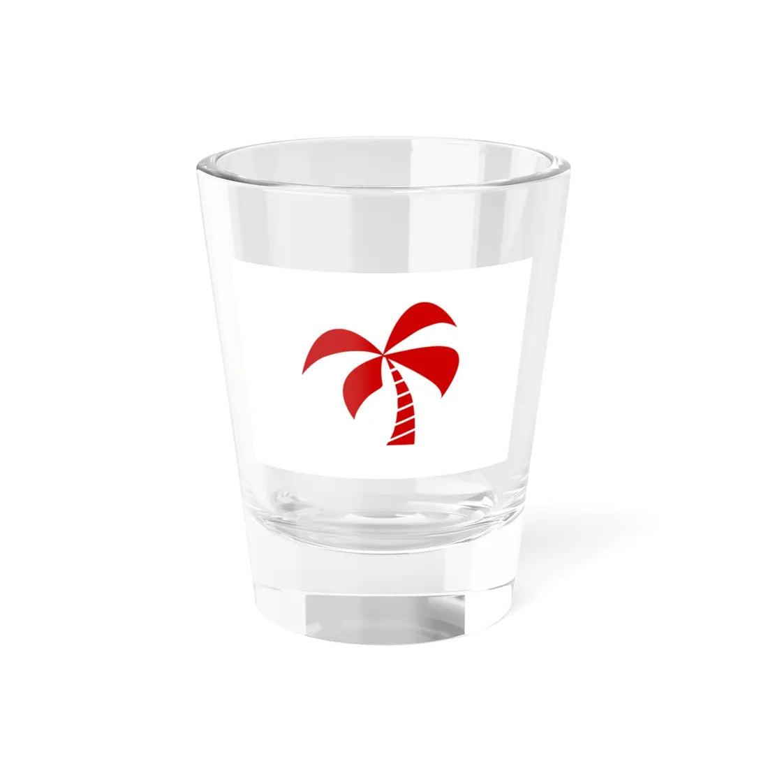 Flag of the Red Palm (Syria) Shot Glass 1.5oz 1.5oz - Go Mug Yourself