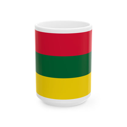 Flag of the Regency of Algiers (Algeria) White Coffee Mug-15oz-Go Mug Yourself