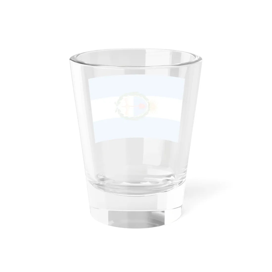 Flag of the Regiment of Rio de la Plata (Argentina) Shot Glass 1.5oz - Go Mug Yourself