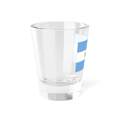 Flag of the Regiment of Rio de la Plata (Argentina) Shot Glass 1.5oz - Go Mug Yourself