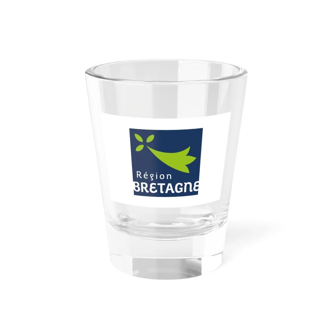 Flag of the Region of Bretagne (France) Shot Glass 1.5oz 1.5oz - Go Mug Yourself