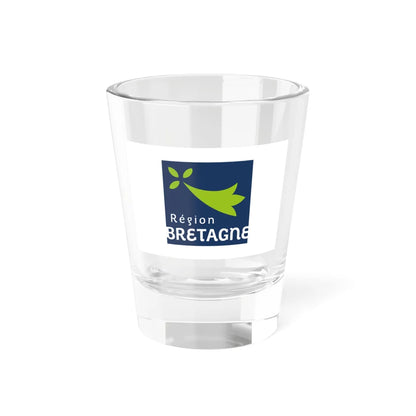 Flag of the Region of Bretagne (France) Shot Glass 1.5oz 1.5oz - Go Mug Yourself